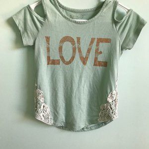 Open Shoulder T-shirt